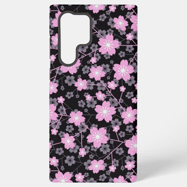 Coque Samsung Galaxy Design de motifs floraux Cherry Blossom (Verso)