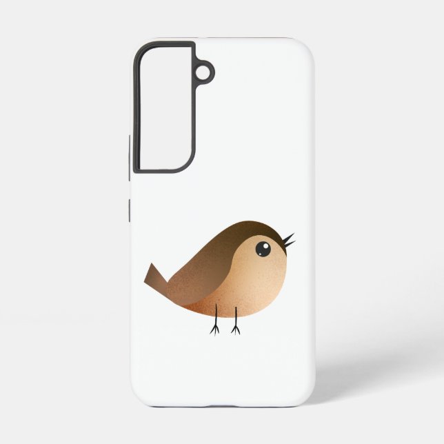 Coque Samsung Galaxy Dessin animé d'oiseau moineau (Verso)