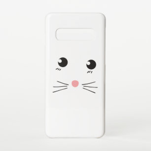 Coque Samsung Galaxy S10 Dessin de la ligne de face du chat