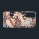 Coque Samsung Galaxy Dessin des femmes du centre-ville de Miami qui se<br><div class="desc">Miami Downtown Women Cuddling Lesbians Dessin Samsung Galaxy S21 Coque</div>