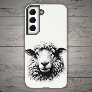 Coque Samsung Galaxy Dessin d'une tête de mouton