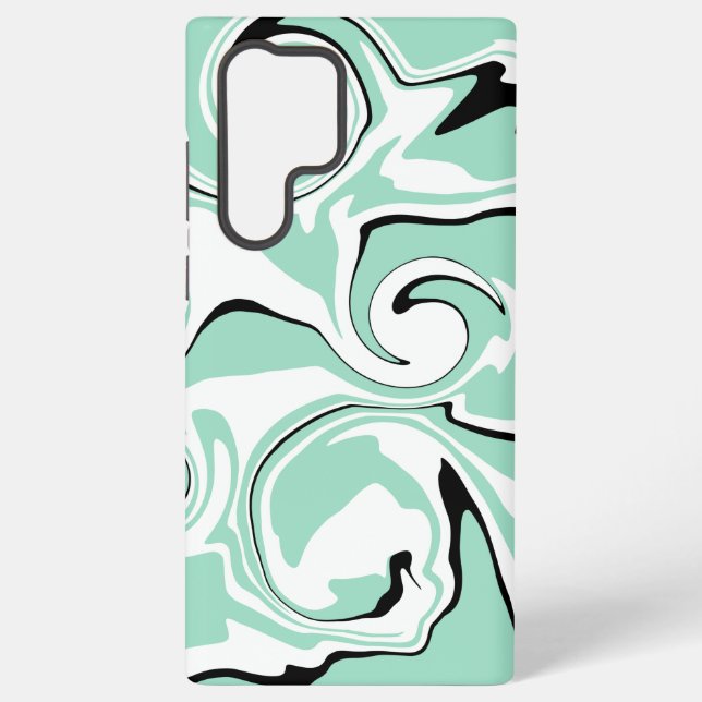 Coque Samsung Galaxy Déversement - Vert (Monnaie) (Verso)