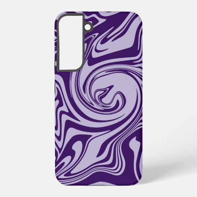 Coque Samsung Galaxy Déversement - Violet (Verso)