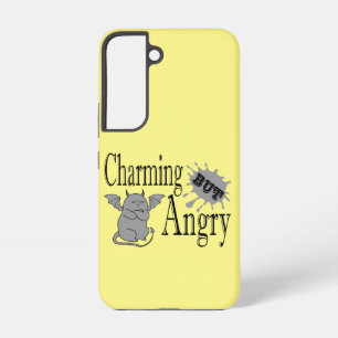 Coque Samsung Galaxy Diablotin charmant mais en colère citation drôle d