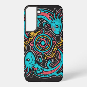 Coque Samsung Galaxy Dieu aztèque Xolotl combattant l'art tribal de la