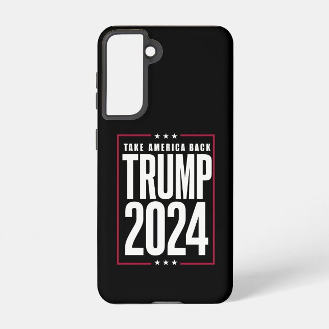Coque Samsung Galaxy Donald Trump 2024 redonne l'élection américaine (Verso)