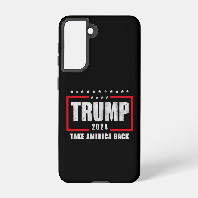 Coque Samsung Galaxy Donald Trump 2024 redonne l'élection américaine (Verso)