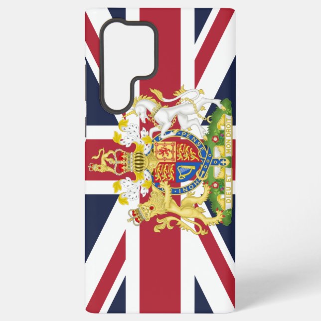 Coque Samsung Galaxy Dossier de téléphone du pavillon du Royaume-Uni (Verso)