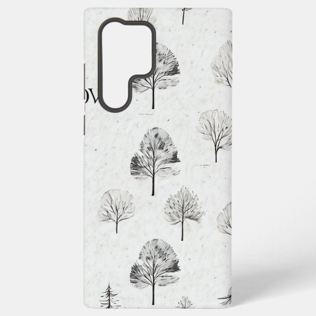 Coque Samsung Galaxy dossier téléphonique d'hiver (Verso)