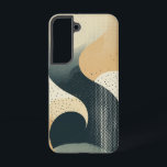 Coque Samsung Galaxy Dossier téléphonique du solde lunaire<br><div class="desc">Un abstrait monochromatique d'inspiration lune symbolisant la sérénité et la dualité,  parfait pour une esthétique minimale.</div>