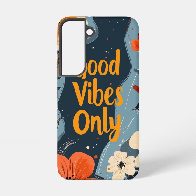 Coque Samsung Galaxy Dossier téléphonique Good Vibes uniquement (Verso)