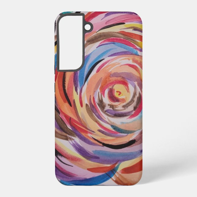 Coque Samsung Galaxy Dossier téléphonique rose (Verso)