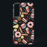 Coque Samsung Galaxy Douceurs<br><div class="desc">Un motif sans couture fait de divers desserts dessinés à la main.</div>