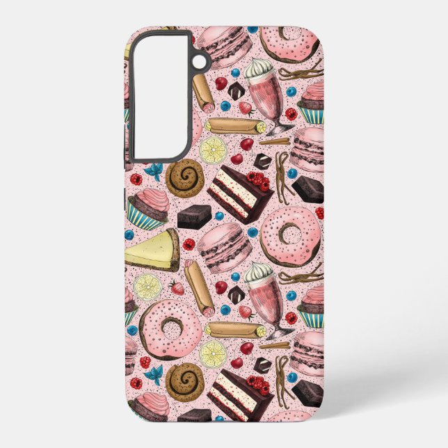 Coque Samsung Galaxy Douceurs sur rose (Verso)