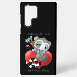 Coque Samsung Galaxy Doux lémurien avec des flèches d'amour – Conceptio