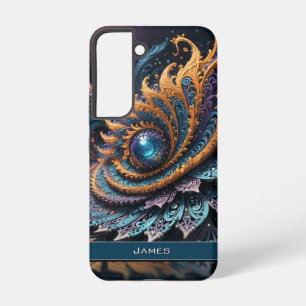 Coque Samsung Galaxy Dragon Oeil moderne Abstrait Géométrique Nom fract