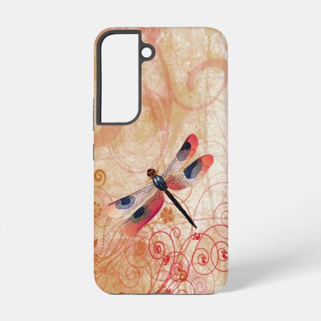 Coque Samsung Galaxy Dragonfly Flourish (Verso)