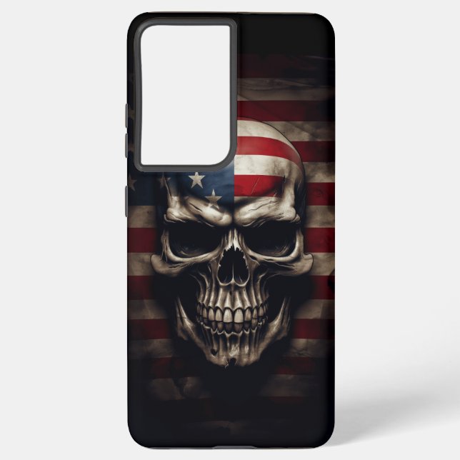 Coque Samsung Galaxy Drapeau américain (Verso)