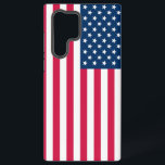 Coque Samsung Galaxy Drapeau américain<br><div class="desc">Protégez votre téléphone Samsung Galaxy avec style grâce à ce coque USA Flag qui présente le design emblématique des étoiles et des rayures rouges, blanches et bleues. Ce coque durable offre une protection fiable contre les rayures, les gouttes et l'usure quotidienne tout en mettant en valeur votre fierté américaine. Conçu...</div>