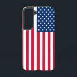 Coque Samsung Galaxy Drapeau américain - États-Unis d'Amérique - États-<br><div class="desc">USA - Etats-Unis d'Amérique - Drapeau - Patriotique - Fête de l'Indépendance - 4 juillet - Personnalisable - Choisissez / Ajoutez votre texte unique / Couleur / Image - Faites votre cadeau spécial - Redimensionnez et déplacez ou supprimez et ajoutez des éléments / image avec outil de personnalisation. Vous pouvez...</div>