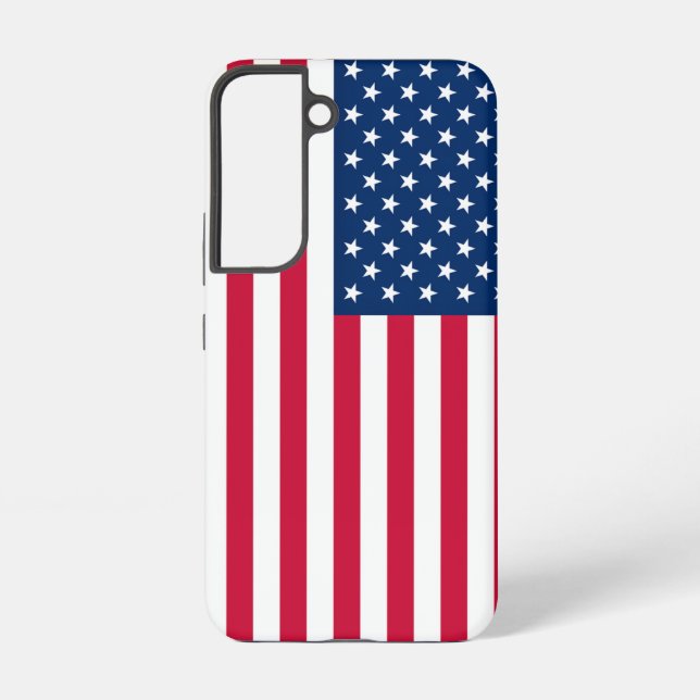 Coque Samsung Galaxy Drapeau Américain Patriotique (Verso)