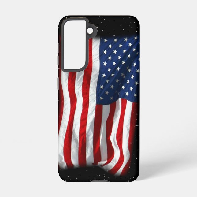 Coque Samsung Galaxy Drapeau américain patriotique États-Unis (Verso)