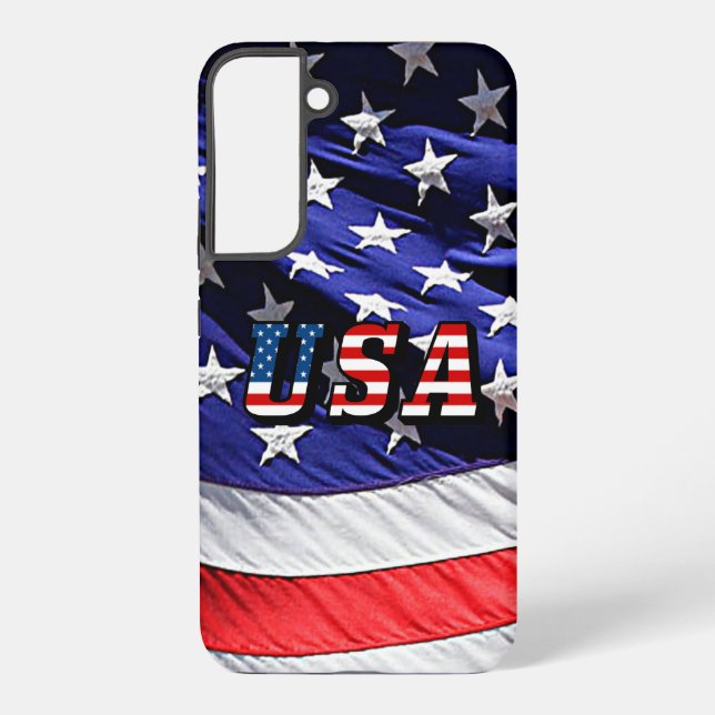 Coque Samsung Galaxy Drapeau américain USA (Verso)