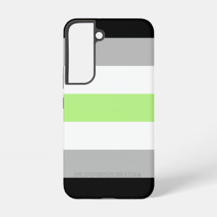 Coque Samsung Galaxy Drapeau de fierté agender de SlipperyJoe's cadeaux