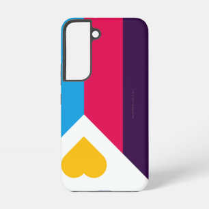 Coque Samsung Galaxy Drapeau de fierté de la polyamorie tricolore de Sl