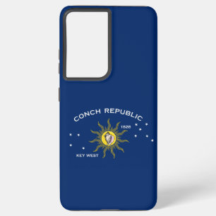 Coque Samsung Galaxy Drapeau de la République de Conch, Drapeau de Key 