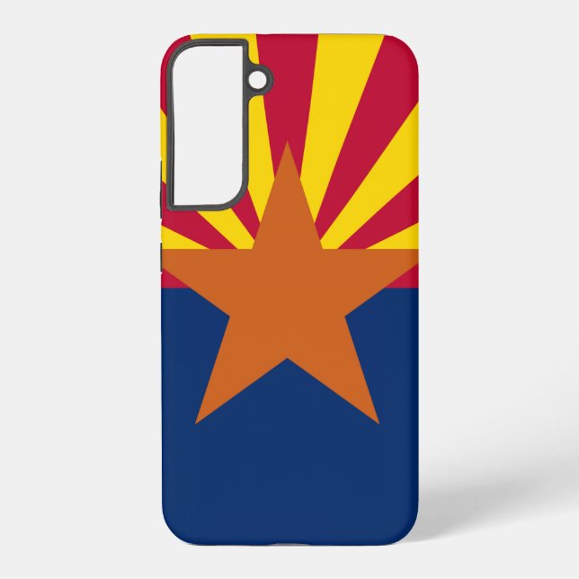 Coque Samsung Galaxy Drapeau de l'État d'Arizona (Verso)