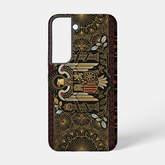 Coque Samsung Galaxy Drapeau du patrimoine Art déco | Espagne | Classiq (Verso)