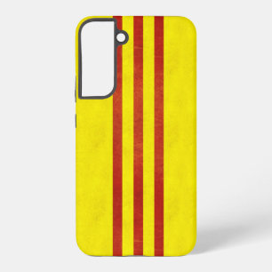 Coque Samsung Galaxy Drapeau du sud du Vietnam léger de grunge