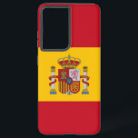 Coque Samsung Galaxy Drapeau Samsung Galaxy S21 Ultra Coque Espagne<br><div class="desc">Voici notre couverture Samsung Galaxy S21 Ultra avec le drapeau de l'Espagne, conçu pour associer protection et célébration du patrimoine espagnol. Réalisée avec une attention minutieuse aux détails, cette couverture affiche fièrement les rayures rouges et jaunes audacieuses du drapeau espagnol, symbolisant l'histoire, la culture et l'unité de la nation. Que...</div>