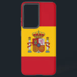 Coque Samsung Galaxy Drapeau Samsung Galaxy S21 Ultra Coque Espagne<br><div class="desc">Voici notre couverture Samsung Galaxy S21 Ultra avec le drapeau de l'Espagne, conçu pour associer protection et célébration du patrimoine espagnol. Réalisée avec une attention minutieuse aux détails, cette couverture affiche fièrement les rayures rouges et jaunes audacieuses du drapeau espagnol, symbolisant l'histoire, la culture et l'unité de la nation. Que...</div>