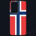 Coque Samsung Galaxy Drapeau Samsung Galaxy S21 Ultra Coque Norvège<br><div class="desc">Améliorez votre Samsung Galaxy S21 Ultra avec notre couverture téléphonique exclusive avec le drapeau audacieux et emblématique de Norvège. Réalisée avec précision et soin, cette couverture protège non seulement votre appareil mais célèbre également le riche patrimoine culturel norvégien. Le design est caractérisé par la croix rouge, blanche et bleue, qui...</div>