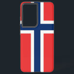 Coque Samsung Galaxy Drapeau Samsung Galaxy S21 Ultra Coque Norvège<br><div class="desc">Améliorez votre Samsung Galaxy S21 Ultra avec notre couverture téléphonique exclusive avec le drapeau audacieux et emblématique de Norvège. Réalisée avec précision et soin, cette couverture protège non seulement votre appareil mais célèbre également le riche patrimoine culturel norvégien. Le design est caractérisé par la croix rouge, blanche et bleue, qui...</div>