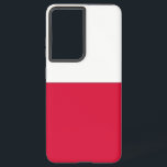 Coque Samsung Galaxy Drapeau Samsung Galaxy S21 Ultra Coque Pologne<br><div class="desc">Transformez votre Samsung Galaxy S21 Ultra en une célébration du patrimoine polonais avec notre couverture exclusive avec le drapeau de la Pologne! Réalisée avec précision et fierté, cette couverture de téléphone présente audacieusement les couleurs et emblèmes emblématiques du drapeau polonais, symbolisant la riche histoire et l'identité culturelle de la nation....</div>