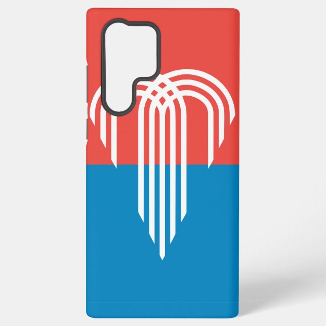 Coque Samsung Galaxy Drapeau Samsung Galaxy S22 Ultra Coque Kansas City (Verso)