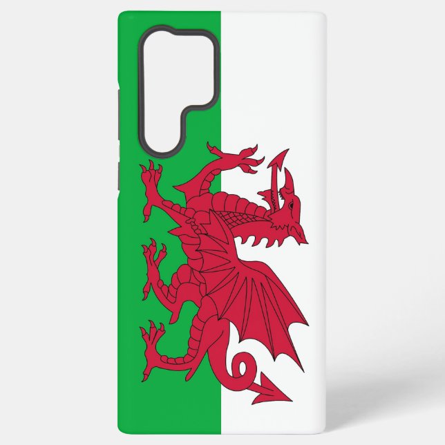 Coque Samsung Galaxy Drapeau Samsung Galaxy S22 Ultra Coque Wales (Verso)