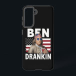 Coque Samsung Galaxy Drapeau vintage amusant du 4 juillet Ben Drankin B<br><div class="desc">Drapeau vintage amusant du 4 juillet Ben Drankin Beer</div>
