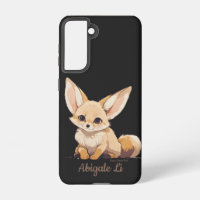 Drawing of a Fennec, Desert Fox, en dessin animé