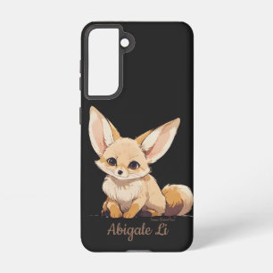 Coque Samsung Galaxy Drawing of a Fennec, Desert Fox, en dessin animé