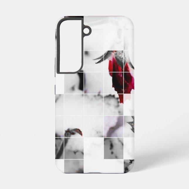 Coque Samsung Galaxy Dying Rose Bloom Photo collage (Verso)
