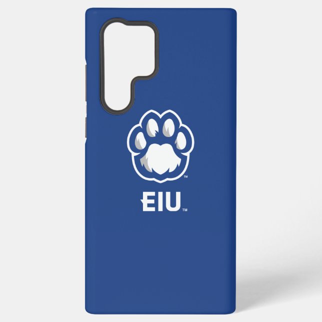 Coque Samsung Galaxy Eastern Illinois Panthers Empreinte de patte & EIU (Verso)