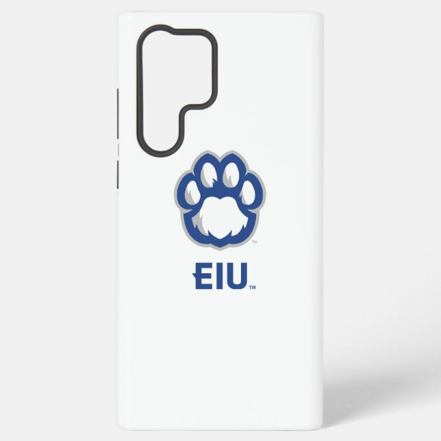 Coque Samsung Galaxy Eastern Illinois Panthers Empreinte de patte & EIU (Verso)