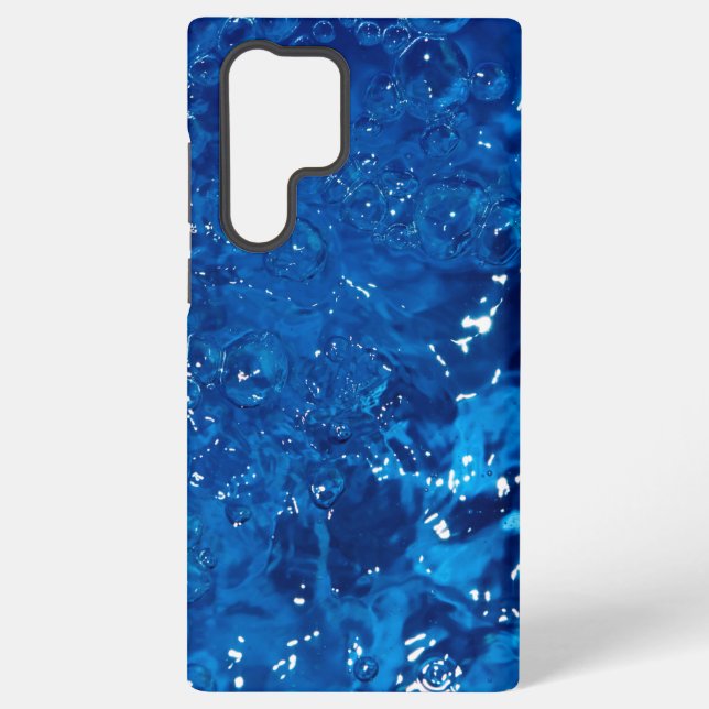 Coque Samsung Galaxy Eau bleue (Verso)