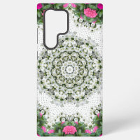 Eau du jardin Fontaine Fleurs roses Mandala Design