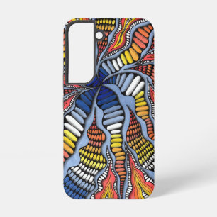 Coque Samsung Galaxy Éclat de couleur fantaisiste Neurographique Zentan