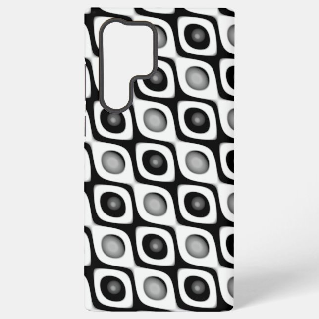 Coque Samsung Galaxy Écosphère Géométrique 8k Sans Couture (Verso)